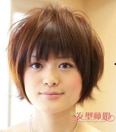 国字脸适合的短发图片,展现独特魅力的时尚剪裁
